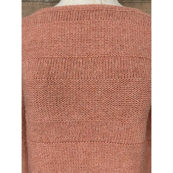 Vintage 1970’s Tunic Bell Sleeve Soft Knit Boat Neck Sweater Sz M Hippie Boho - Picture 2 of 7